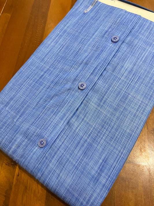 Pure Cotton Blue Shaded Shirt (44 HS)