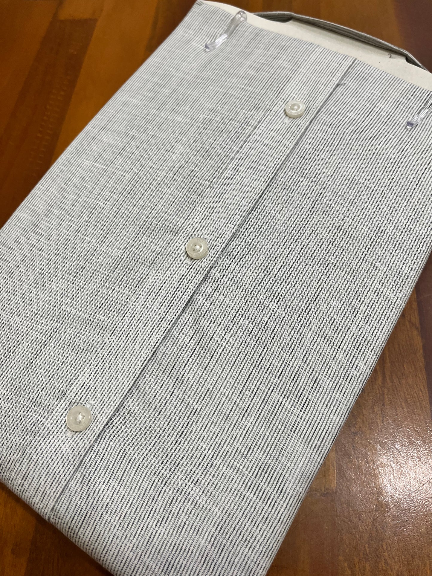 Pure Cotton Micro Lines Design Shirt (44 HS)