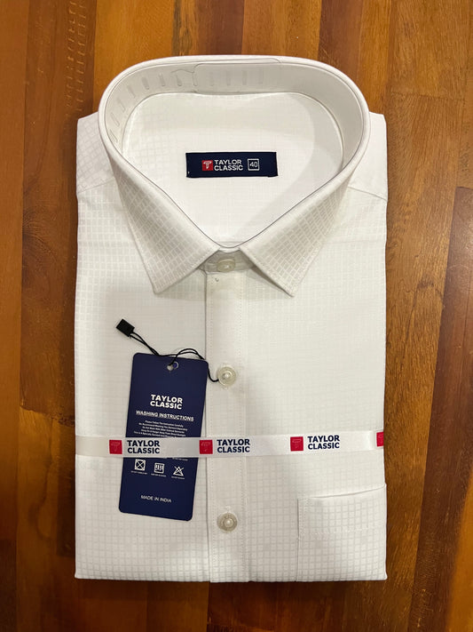 Pure Cotton Pure White Sewing Patterns Shirt (40 FS)