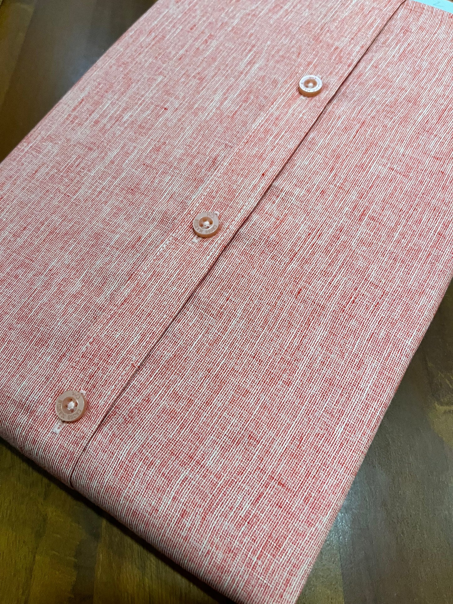 Pure Cotton Peach Patterns Shirt (42 FS)