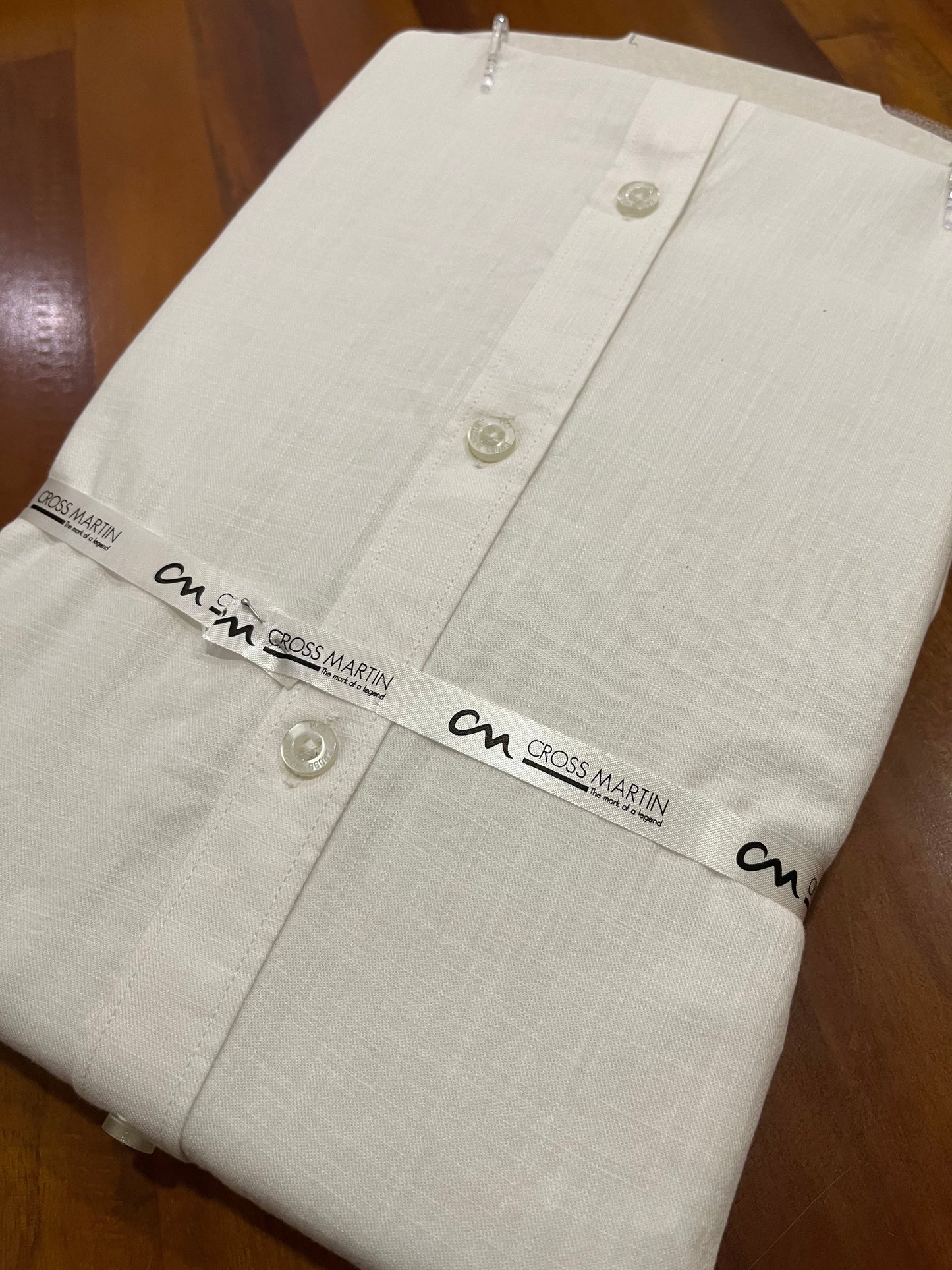 Pure Cotton Pure White Solid Shirt (38 FS)