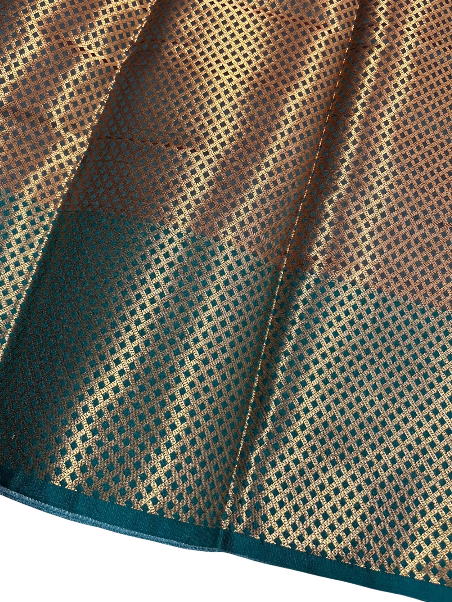 Southloom Premium Semi Silk Zari Work Bridal Brocade Saree in Beige with Matching Pallu