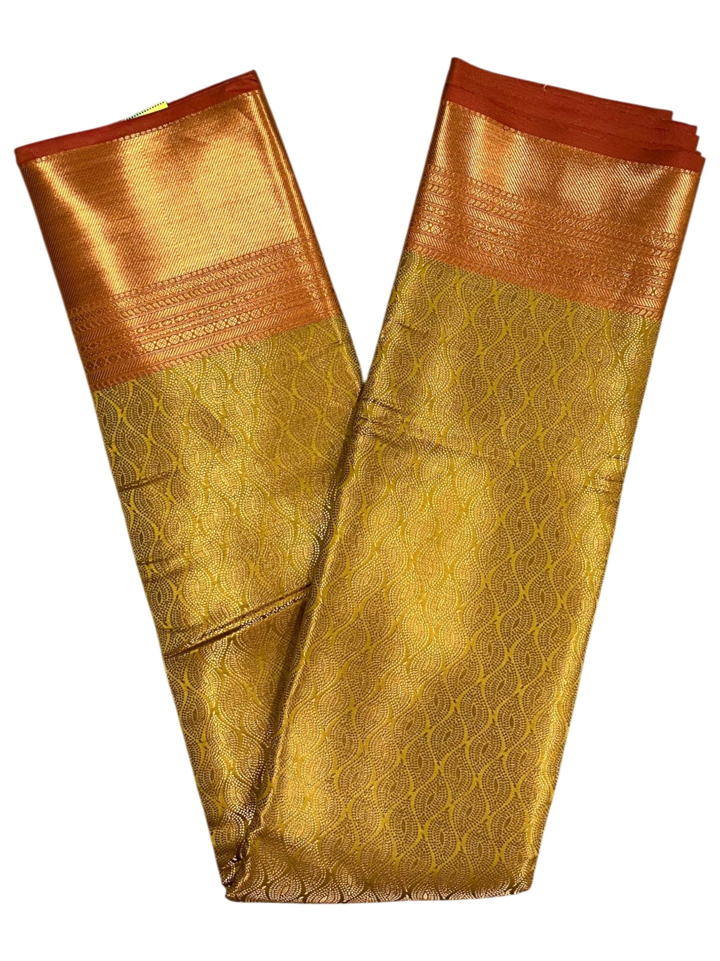 Southloom Premium Semi Silk Zari Work Bridal Brocade Saree in Olive Green with Matching Pallu