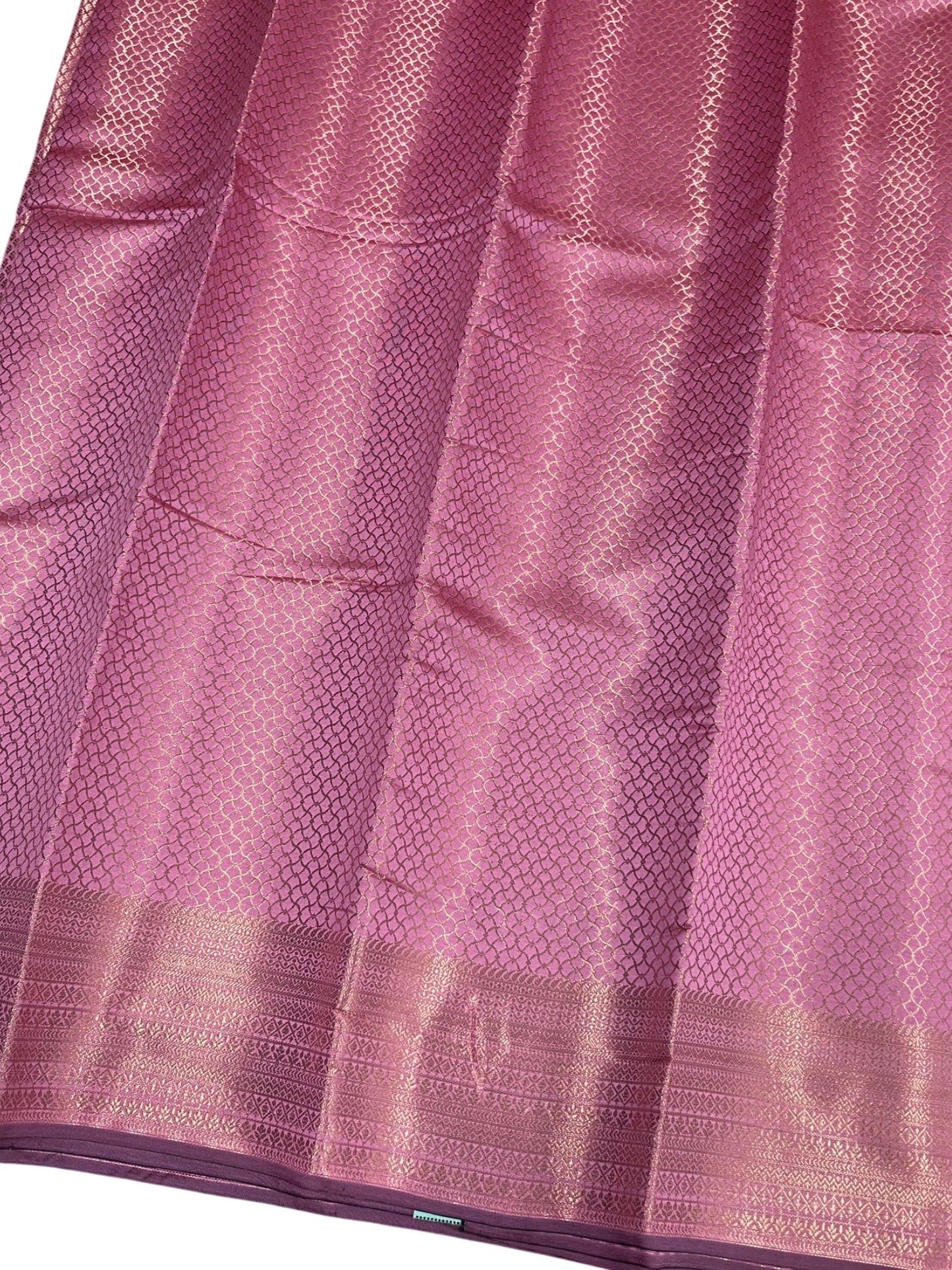Southloom Premium Semi Silk Zari Work Bridal Brocade Saree in Pink with Matching Pallu