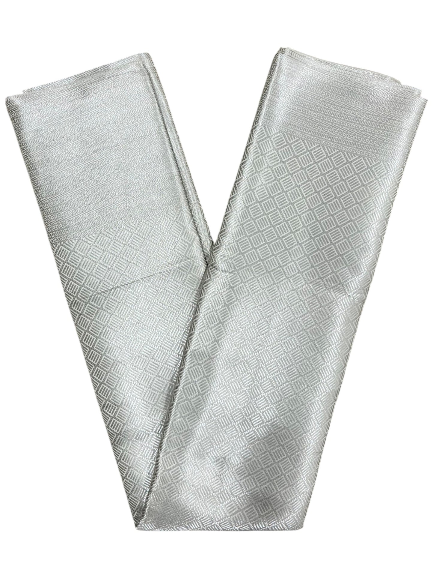 Southloom Brocade Silk Saree with Silver Zari Work in Silver Pastel Shade