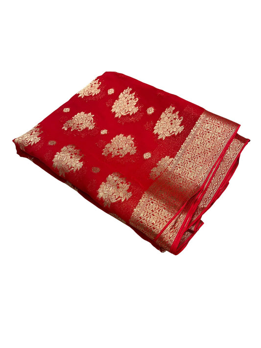 Southloom Georgete Banarasi Silk Saree