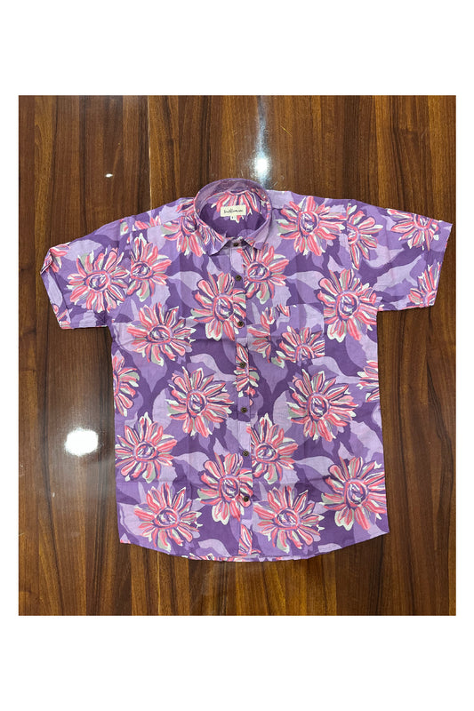 Southloom Jaipur Pure Cotton Printed Shirt For Men (Large)