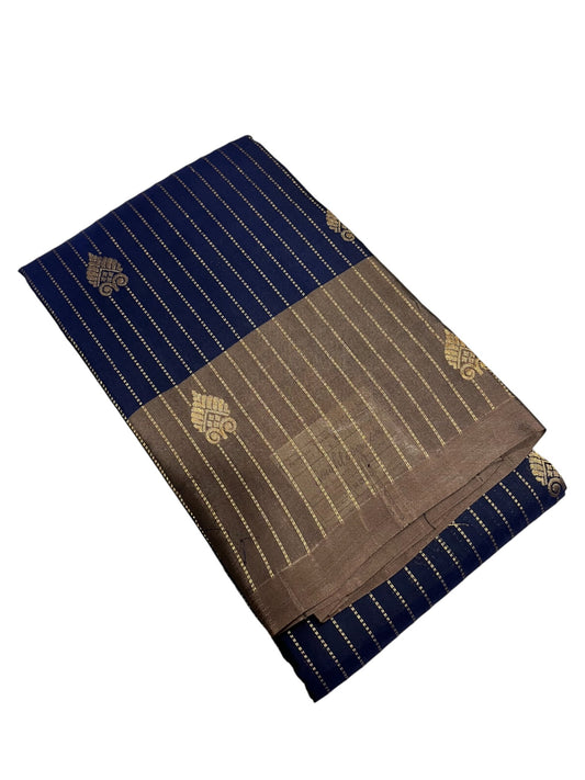 Southloom Pure Handloom Kanchipuram Silk Saree with Butta Work
