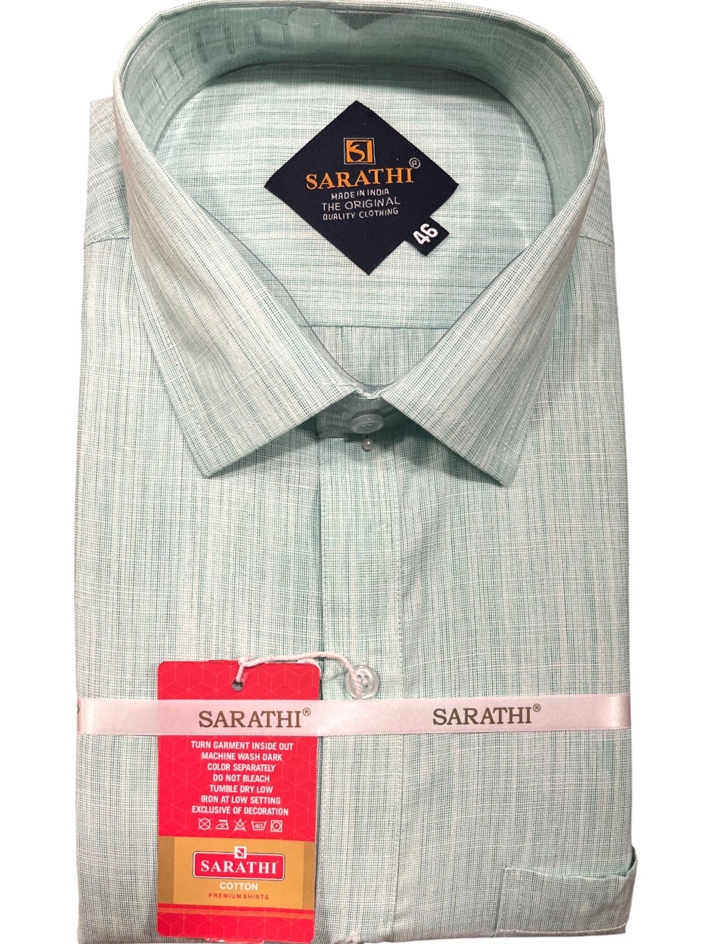 Southloom Pure Cotton Blue Lines Shirt (46 FS)