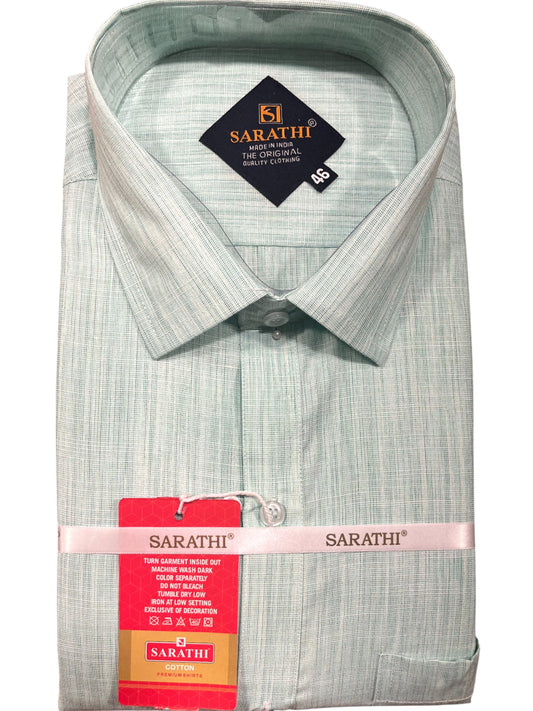 Southloom Pure Cotton Blue Lines Shirt (46 FS)