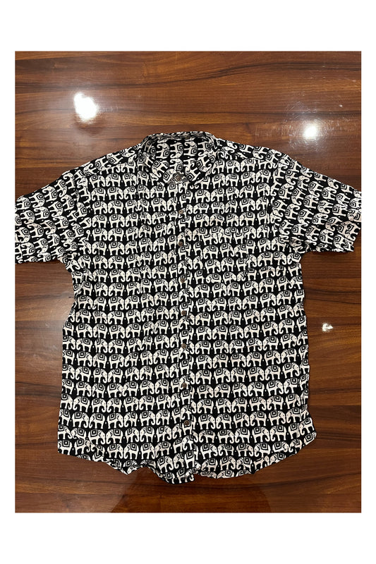 Southloom Jaipur Pure Cotton Printed Shirt For Men (3XL)