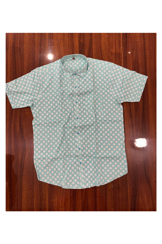 Southloom Jaipur Pure Cotton Printed Shirt For Men (3XL)