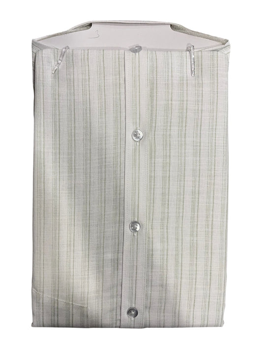 Southloom Pure Cotton Green Lines Shirt(XL FS)