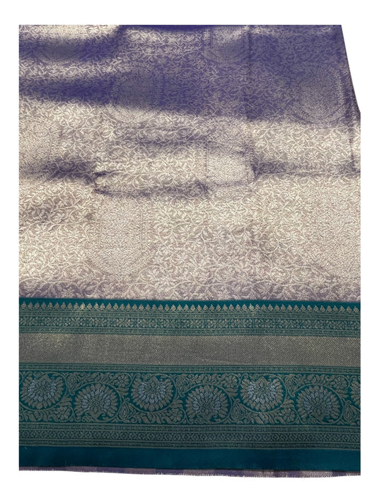 Southloom Semi Silk Saree with Woven Work on Body and Borders