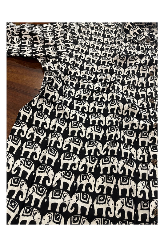 Southloom Jaipur Pure Cotton Printed Shirt For Men (3XL)