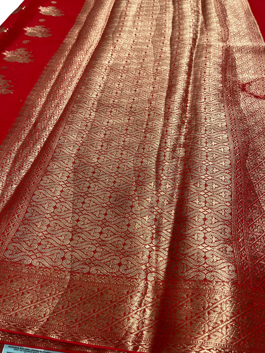 Southloom Georgete Banarasi Silk Saree
