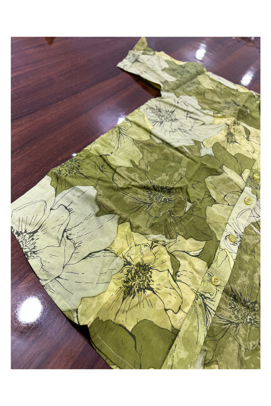 Southloom Jaipur Pure Cotton Printed Shirt For Men (Medium)