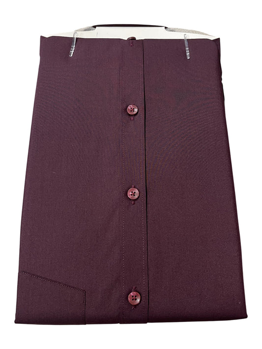 Southloom Pure Cotton Brown Plain Shirt (40 FS)