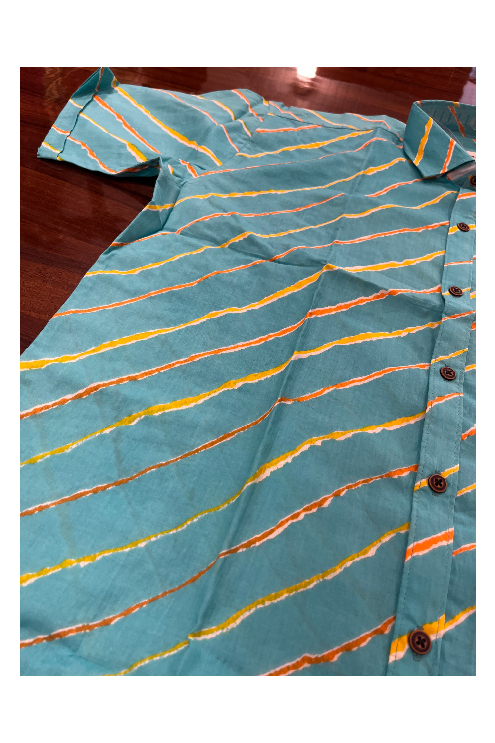 Southloom Jaipur Pure Cotton Printed Shirt For Men (XL)