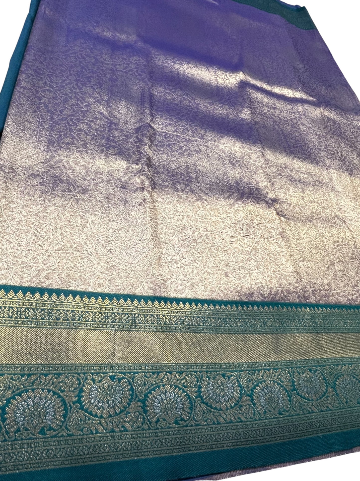 Southloom Semi Silk Saree with Woven Work on Body and Borders