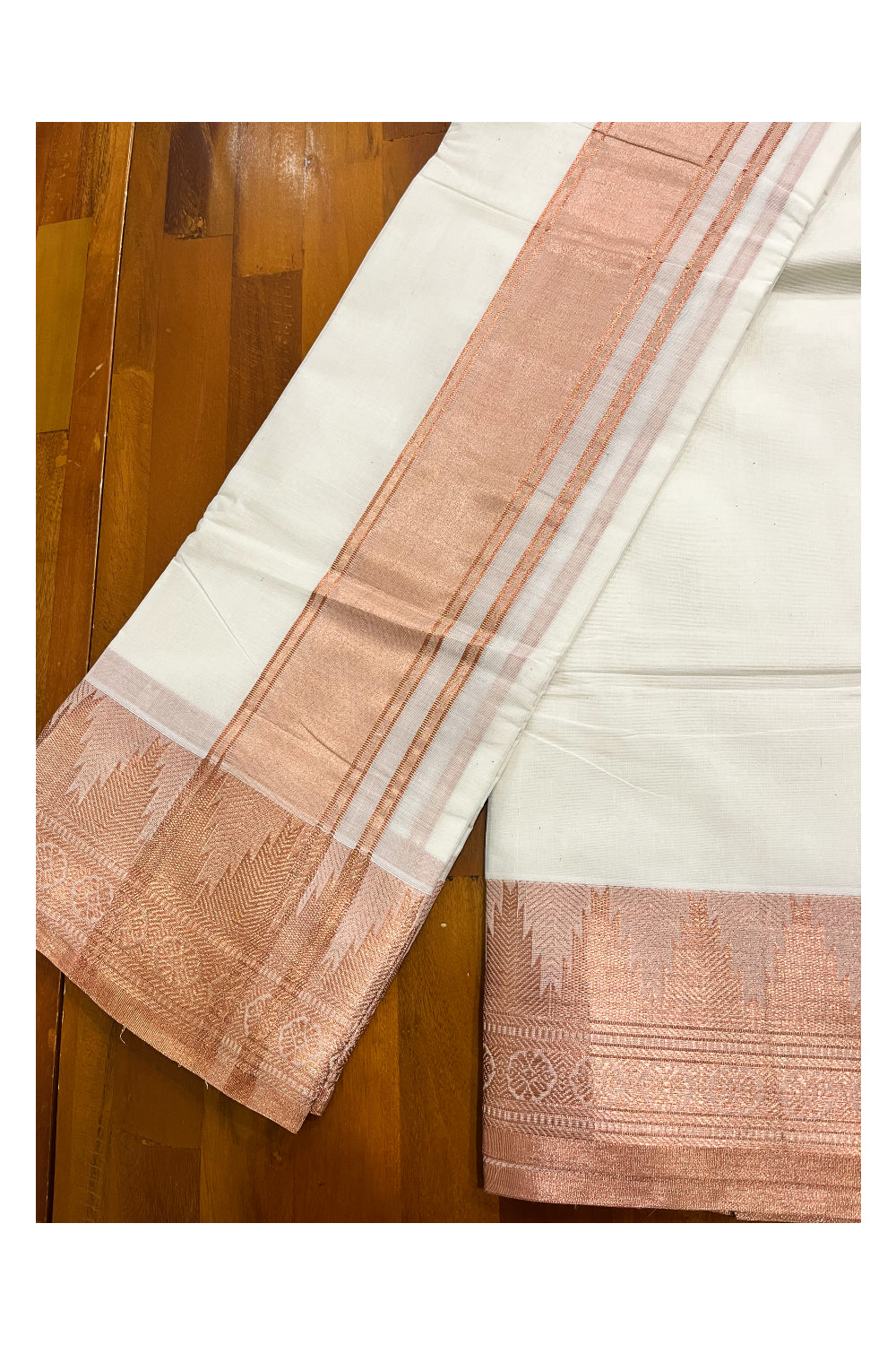 Southloom Pure Cotton Panchakacham with Angavastram (10+6) / Iyer Vesthi