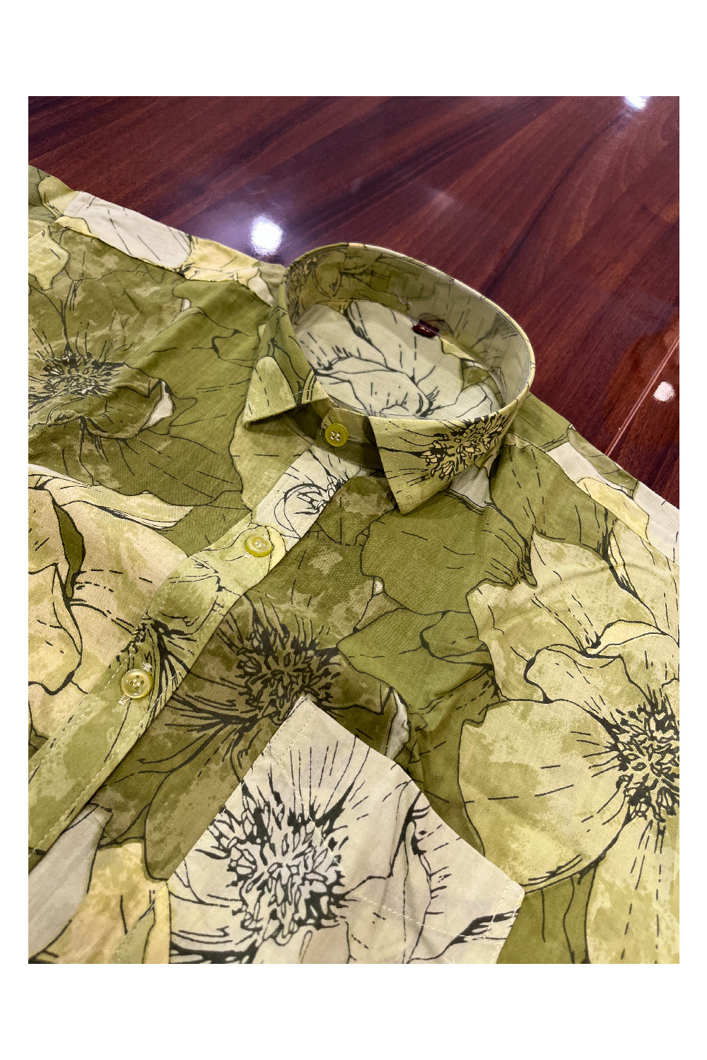 Southloom Jaipur Pure Cotton Printed Shirt For Men (Medium)