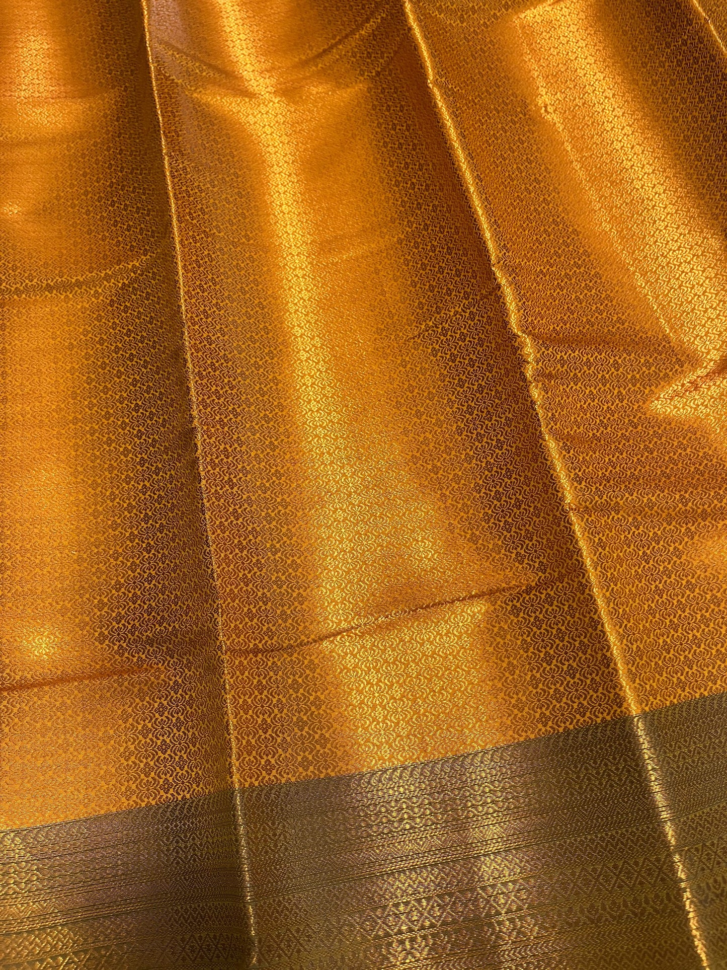 Southloom Premium Semi Silk Zari Work Brocade Saree in Bridal Yellow with Matching Pallu