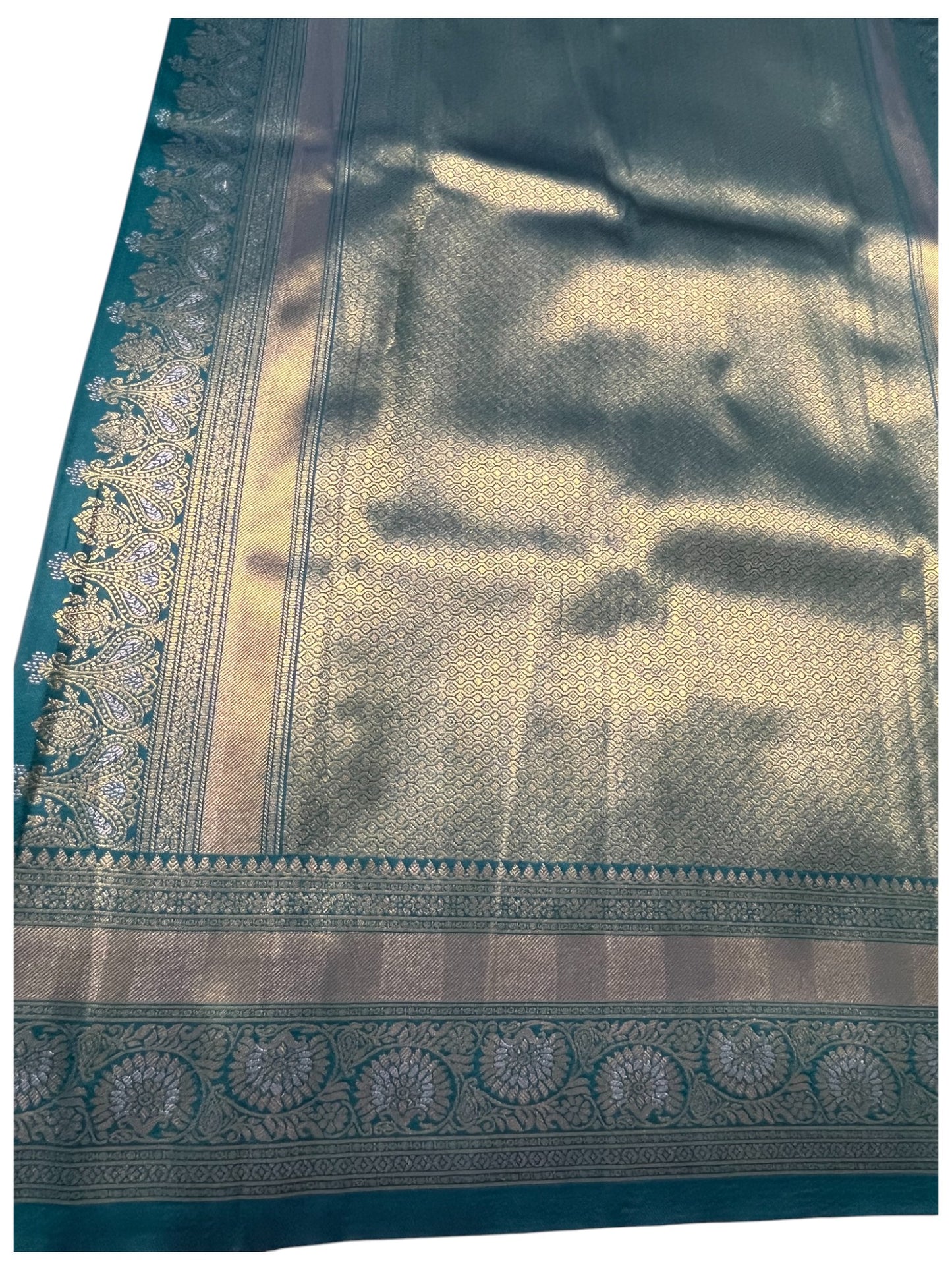 Southloom Semi Silk Saree with Woven Work on Body and Borders