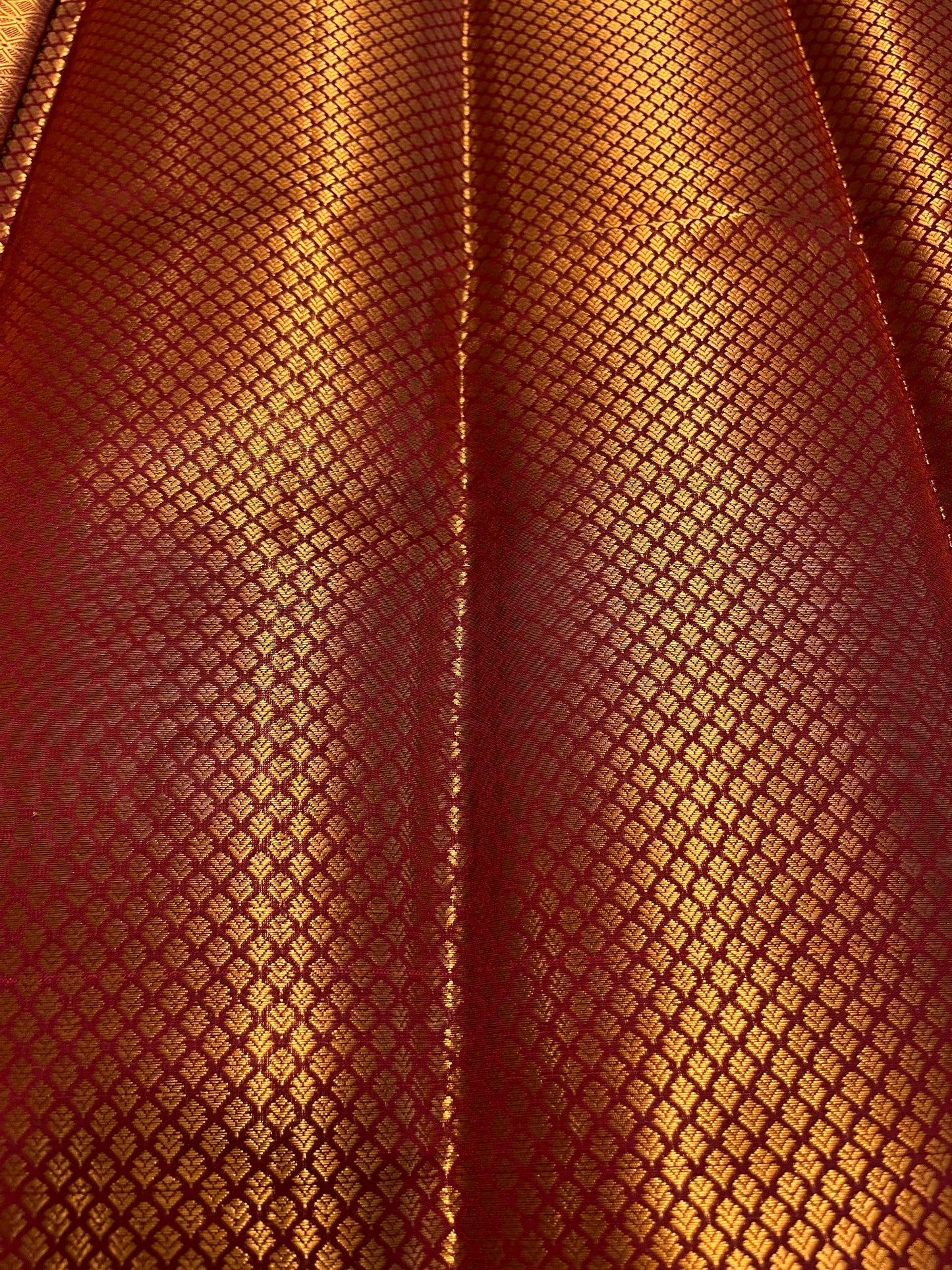 Southloom Premium Semi Silk Zari Work Brocade Saree in Bridal Red with Matching Pallu