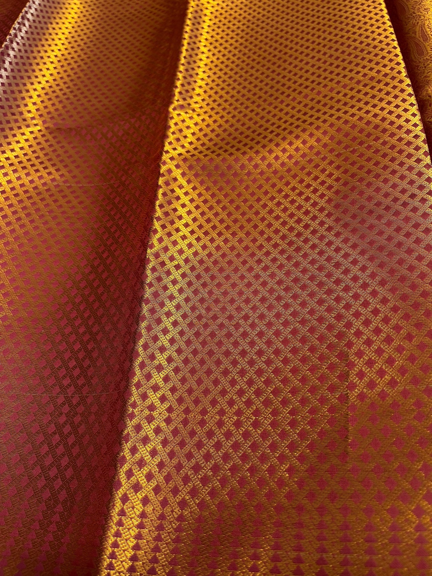 Southloom Premium Semi Silk Zari Work Brocade Saree in Bridal Red with Matching Pallu