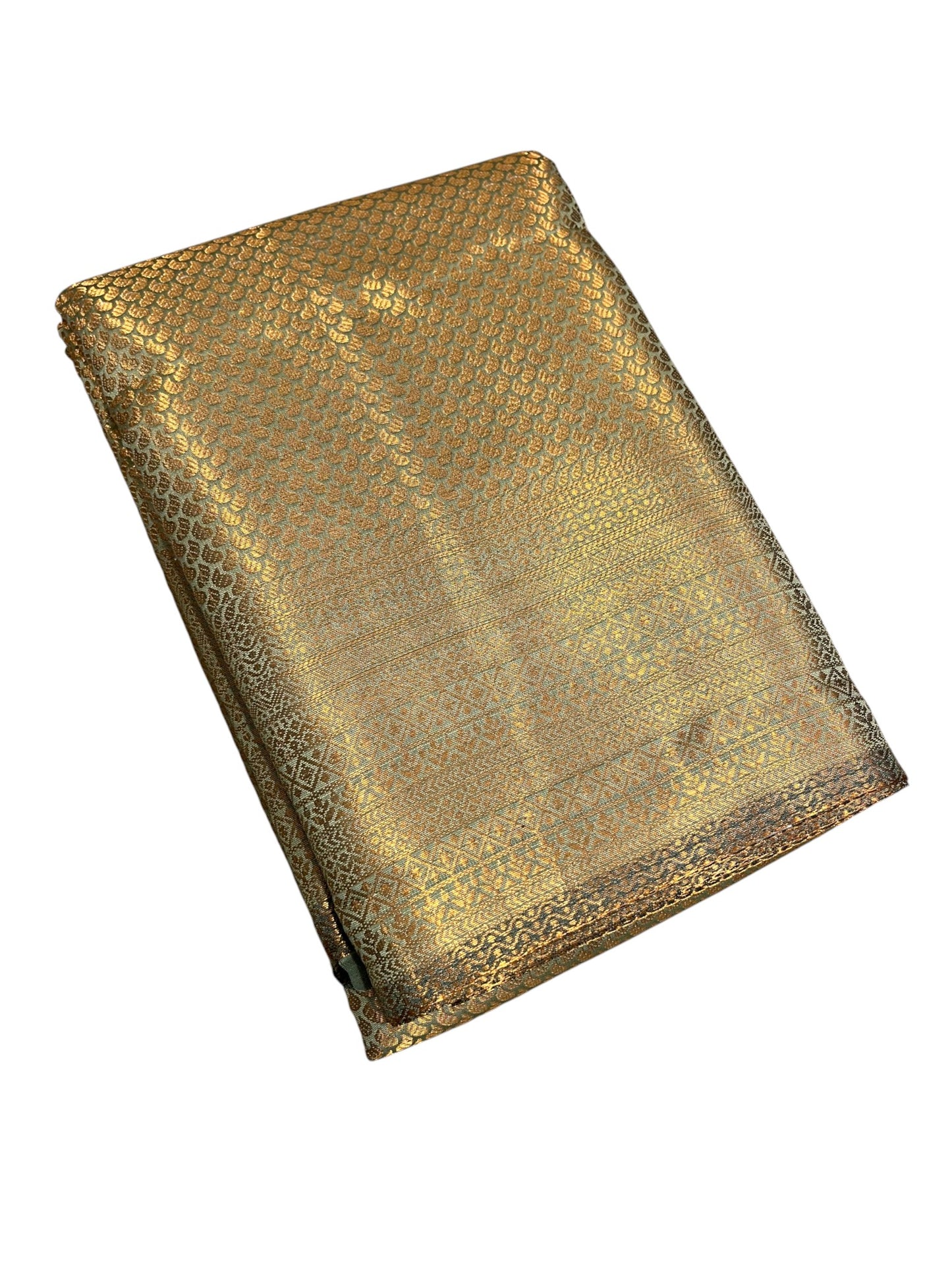 Southloom Premium Semi Silk Zari Work Brocade Saree in Bridal Grey with Matching Pallu