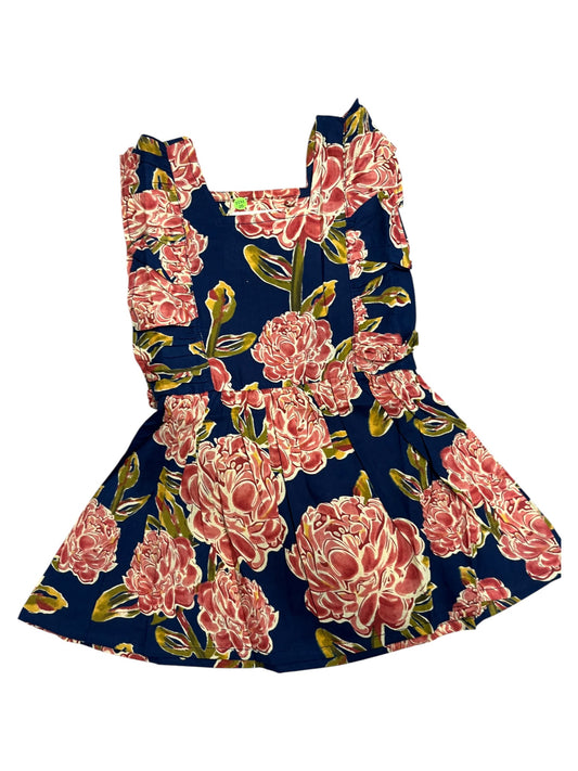 Southloom Pure Cotton Jaipur Printed Frocks for Girls (Age 1-2)