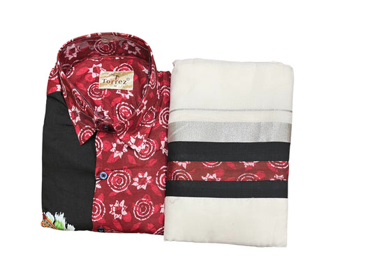 Southloom Stylish & Classy Budget Combo Shirt + Mundu for Men