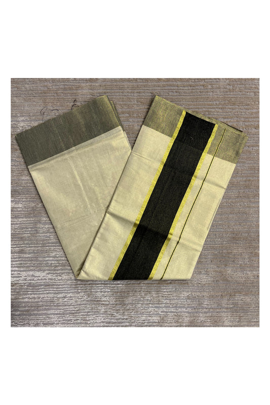 Southloom Kerala Tissue Kasavu Saree