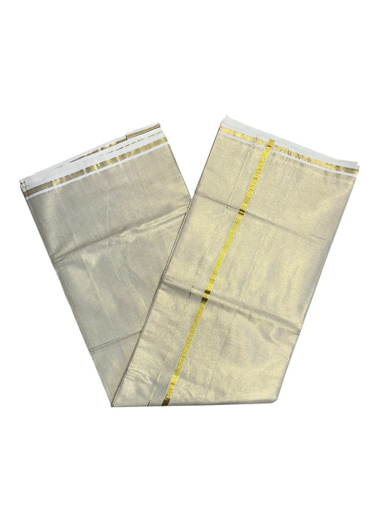 Southloom Kerala Tissue Kasavu Saree with 0.25 Inch