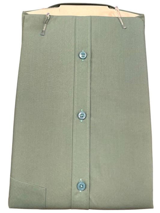Southloom Pure Cotton Green Plain Shirt (44 FS)