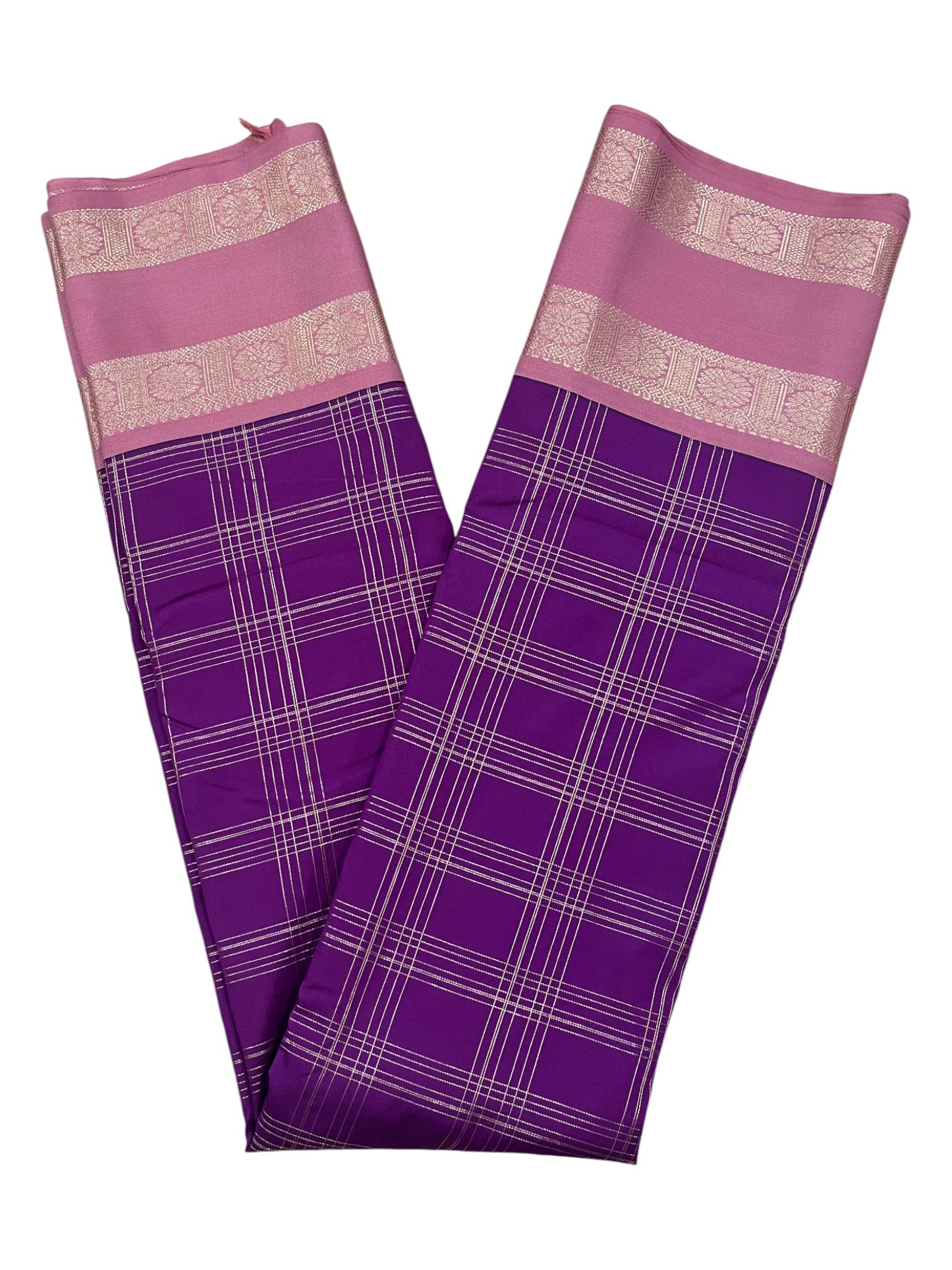 Southloom Banarasi Semi Silk Saree with Woven Work on Body (Blue)