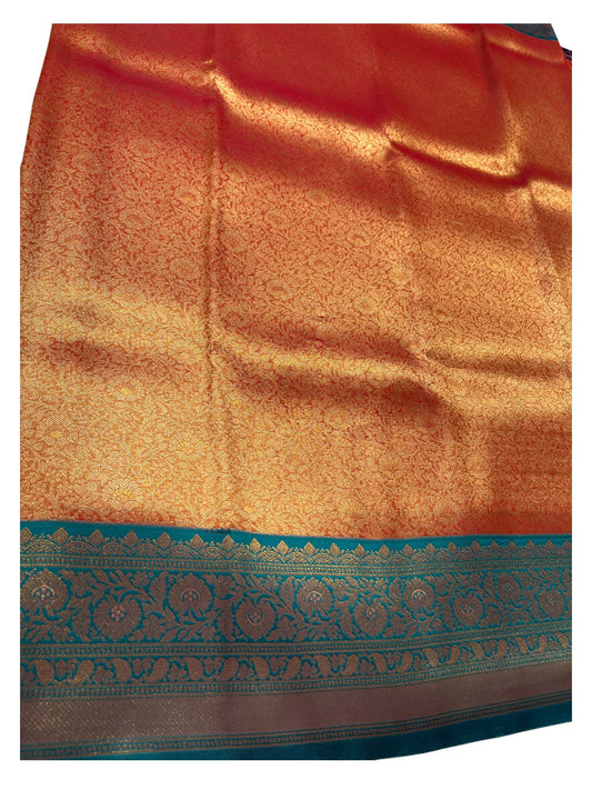 Southloom Semi Silk Saree with Woven Work on Body and Borders