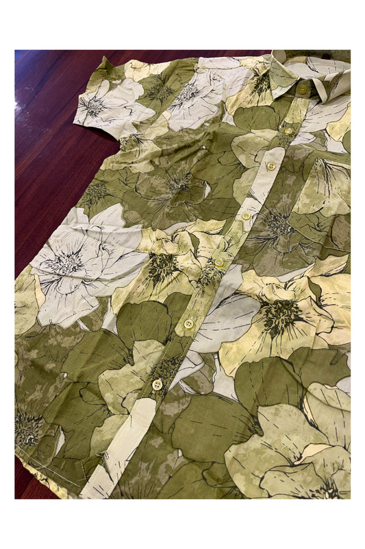 Southloom Jaipur Pure Cotton Printed Shirt For Men (Medium)