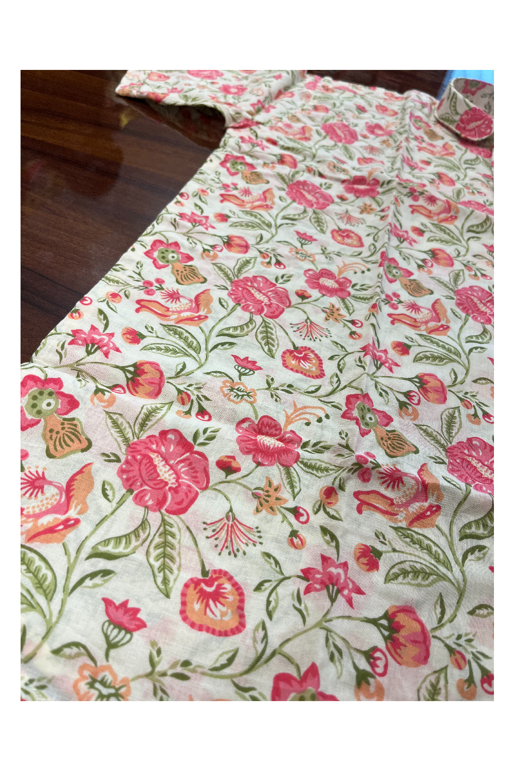 Southloom Jaipur Pure Cotton Printed Shirt For Men (XL)