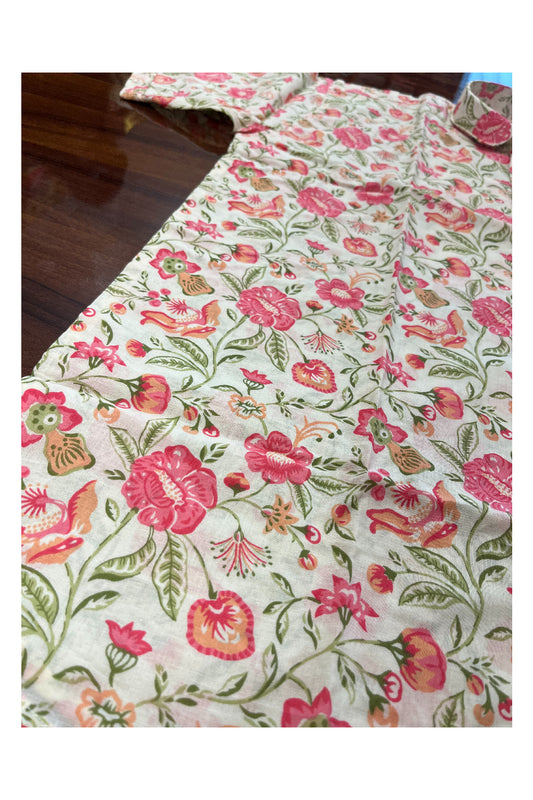 Southloom Jaipur Pure Cotton Printed Shirt For Men (XL)