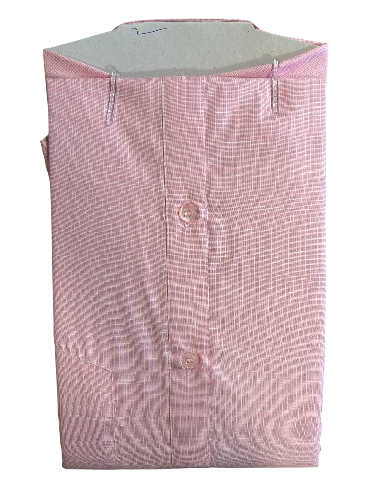Pure Cotton Pink Plain Shirt (48 HS)