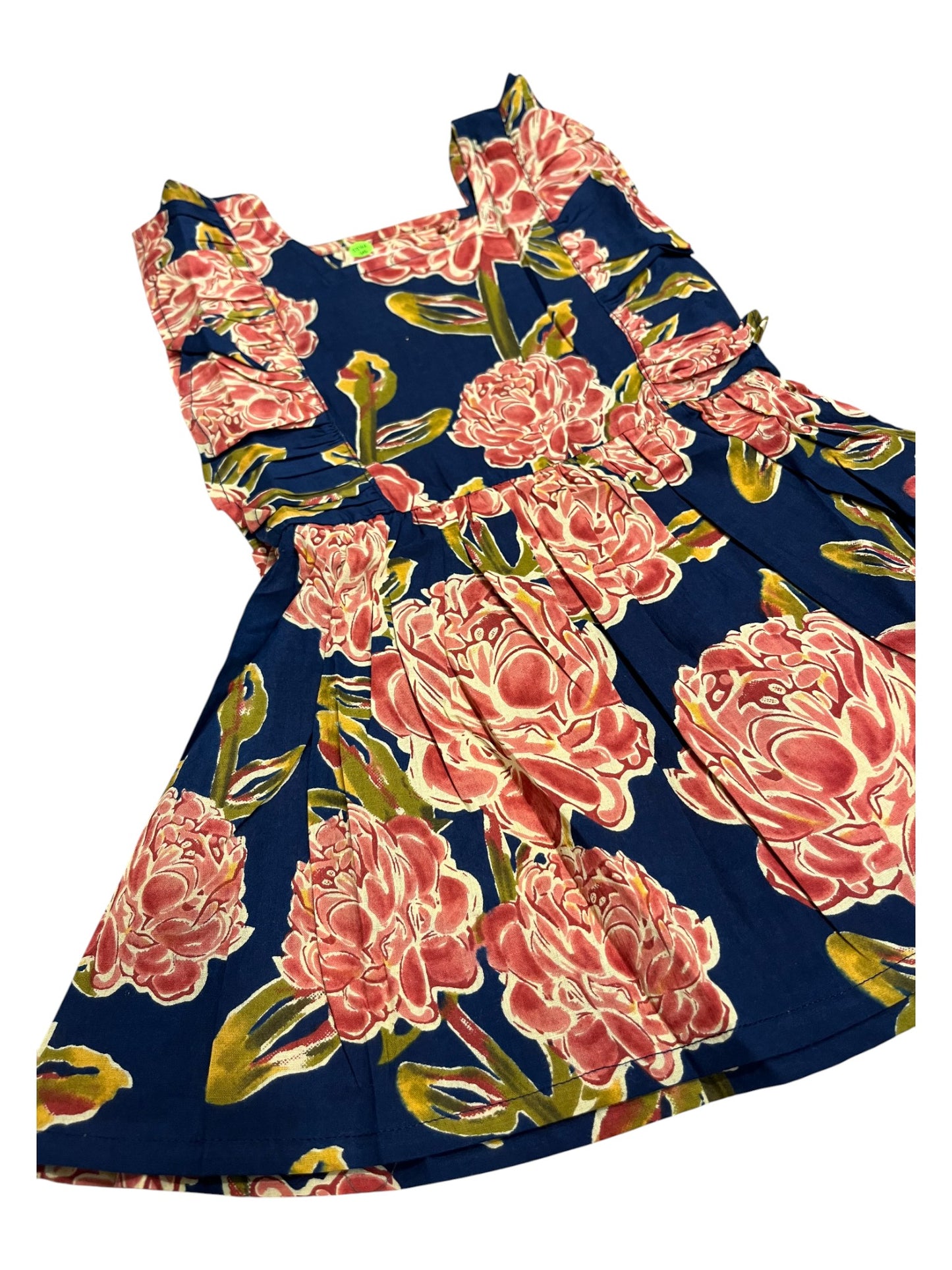 Southloom Pure Cotton Jaipur Printed Frocks for Girls (Age 1-2)