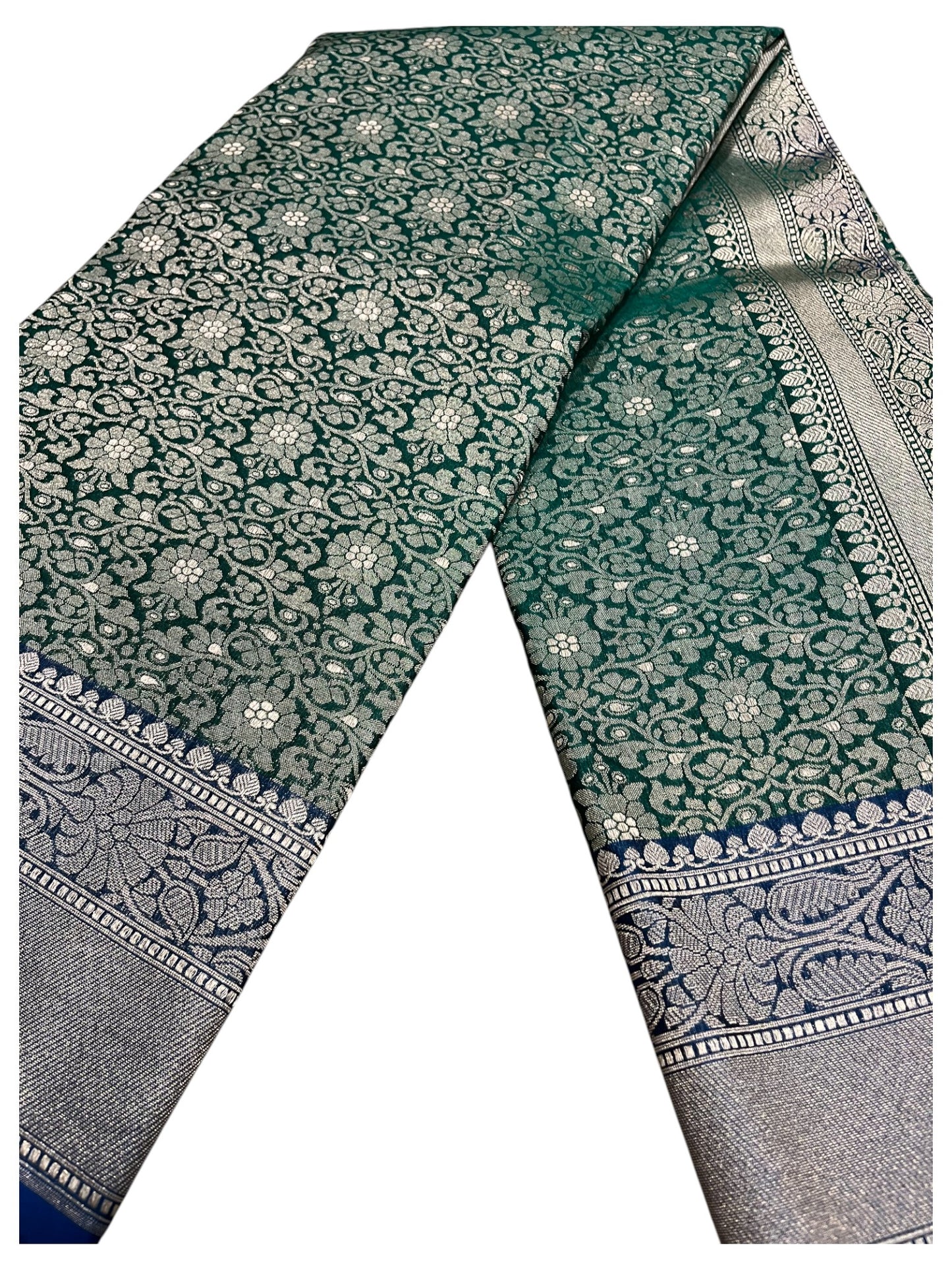 Southloom  Banarasi Silk Saree with Woven Work on Body and Borders