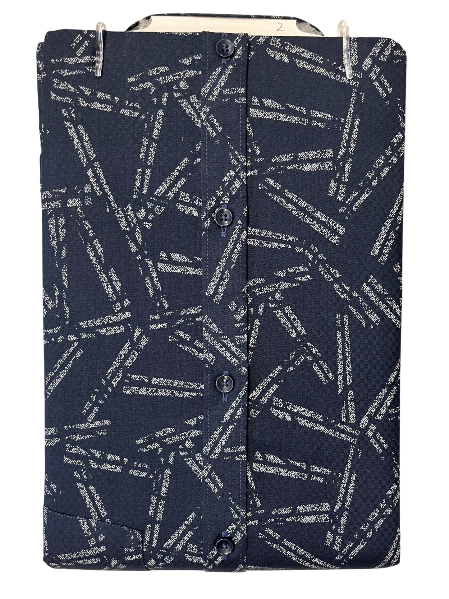 Southloom Pure Cotton Blue Printed Shirt (40 HS)