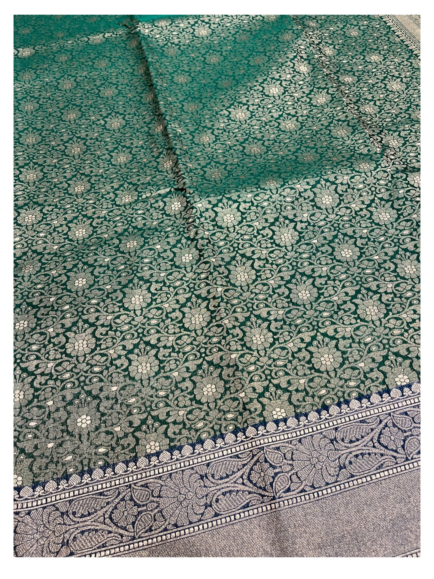 Southloom  Banarasi Silk Saree with Woven Work on Body and Borders