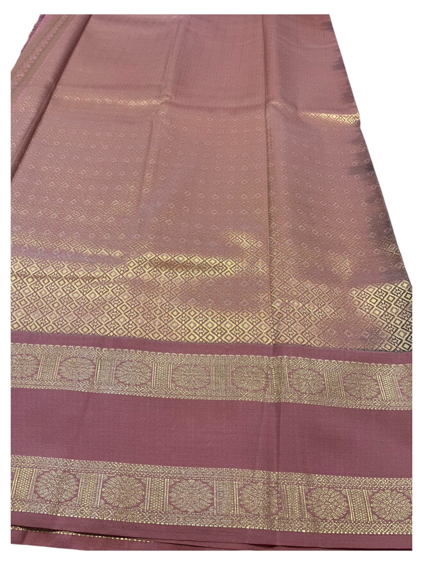 Southloom Banarasi Semi Silk Saree with Woven Work on Body (Blue)