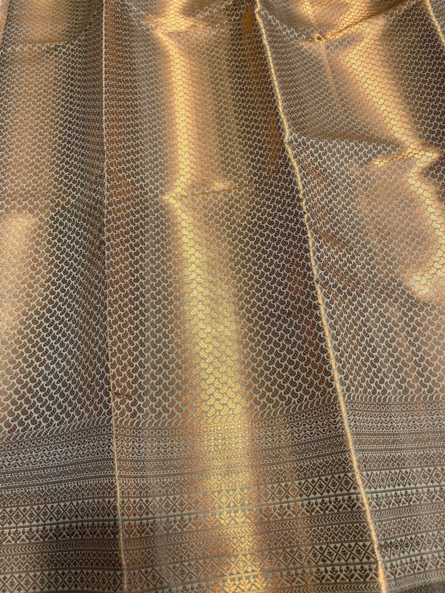 Southloom Premium Semi Silk Zari Work Brocade Saree in Bridal Grey with Matching Pallu