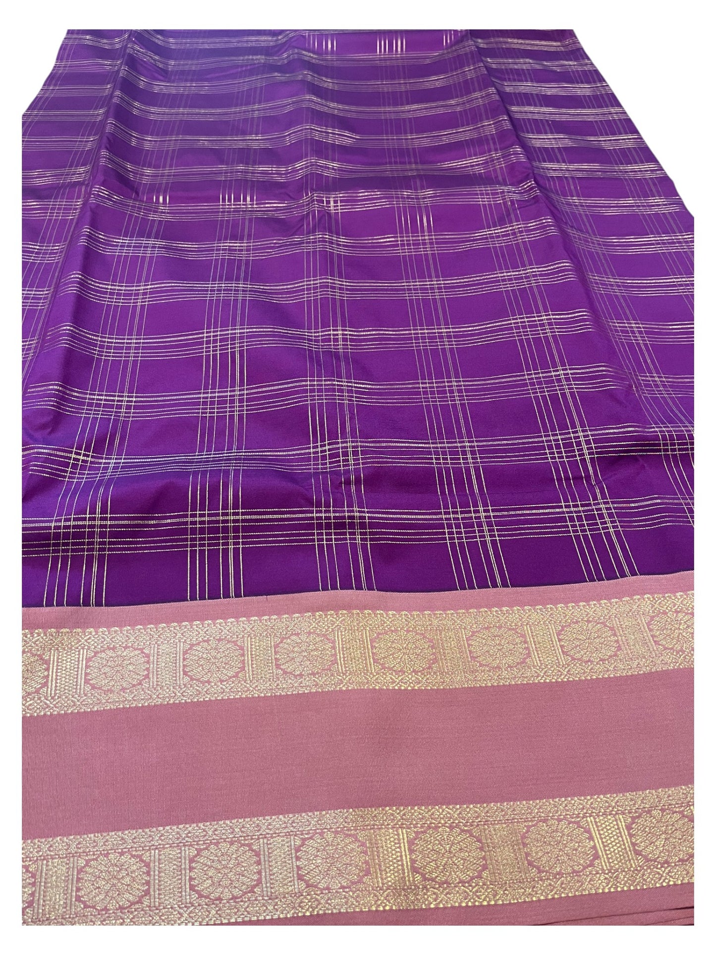 Southloom Banarasi Semi Silk Saree with Woven Work on Body (Blue)
