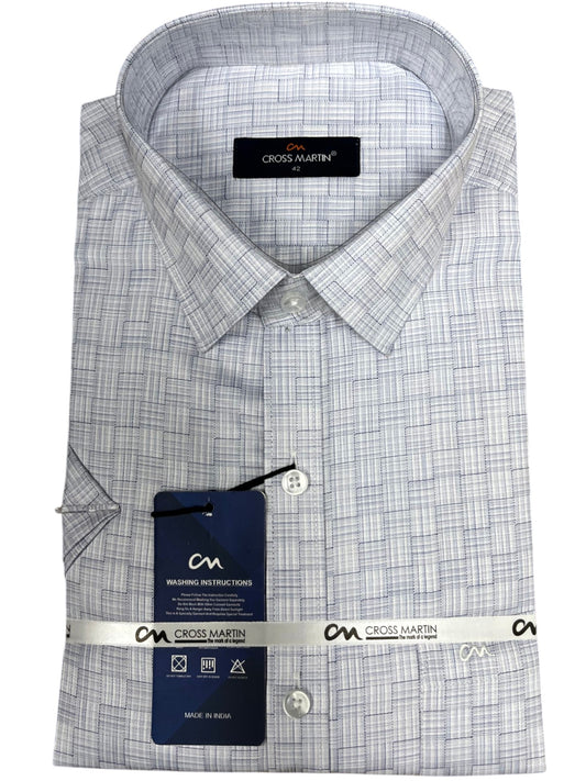 Southloom Pure Cotton Blue check Shirt SLSHIRT 42HS
